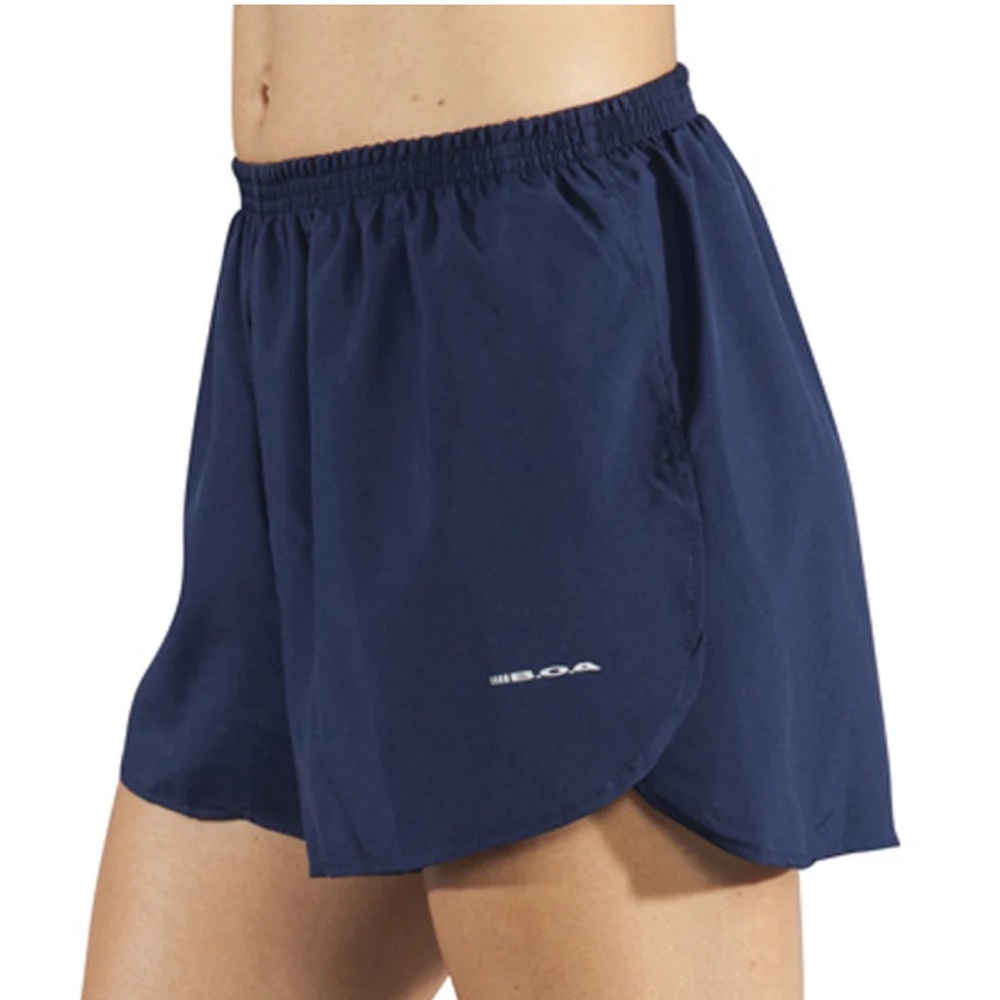B.O.A Navy Blue Women's Running Shorts, XXL